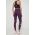 The North Face leggins sport femei, culoarea violet, cu imprimeu, NF0A87K1W4E1