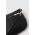 Answear Lab borseta de piele culoarea negru