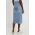 Answear Lab fusta jeans midi, drept