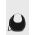 Answear Lab poseta de piele culoarea negru