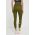 The North Face leggins sport Flex femei, culoarea verde, neted, NF0A87JQPIB1