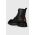 Dkny cizme de piele Farren femei, culoarea negru, cu toc plat, K2438890