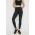 Lacoste colanti femei, culoarea negru, cu imprimeu