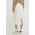 Answear Lab fusta jeans culoarea alb, midi, drept