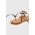 Alohas sandale de piele Jakara femei, culoarea maro, S100253.02