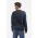 A.P.C. hanorac de bumbac Rufus bărbați, culoarea bleumarin, cu imprimeu COEZD.H27500-MARINE