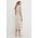 Answear Lab fusta culoarea bej, midi, evazati