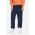A.P.C. pantaloni din in culoarea bleumarin, drept LIAEO.H08428-MARINE