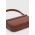 A.P.C. poșetă de piele Sac Grace Baguette culoarea maro, PXBMW.F61615.CAD