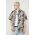 Dickies camasa MAX MEADOWS SHIRT SS barbati, culoarea bej, cu guler clasic, relaxed, DK0A4YS4