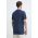 Superdry tricou din bumbac barbati, culoarea albastru marin, neted