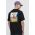 HUGO tricou din bumbac bărbați, culoarea negru, cu imprimeu, 50513834
