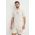 adidas Originals tricou din bumbac barbati, culoarea bej, modelator, IS0186