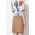 A.P.C. pantaloni scurti din bumbac short crew culoarea maro, COGXS-H10198