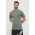 Fjallraven tricou de lana Abisko Wool Logo culoarea verde, neted, F86977