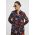 Medicine camasa femei, culoarea negru, cu guler clasic, regular