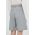 Alohas pantaloni scurti din lana culoarea gri, neted, high waist