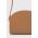 A.P.C. poseta de piele sac demi-lune mini culoarea bej, PXAWV-F61392