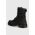 Gant bocanci Prepnovo femei, culoarea negru, cu toc plat