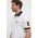 Aeronautica Militare tricou polo barbati, culoarea alb, cu imprimeu, PO1768P191