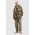 AllSaints pantaloni de bumbac BUCK TROUSER culoarea maro, drept, MM505Z