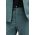 AllSaints pantaloni din lână MOAD TROUSER culoarea turcoaz, mulata, MM514Z