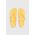Ipanema slapi ANAT COLORS femei, culoarea galben, cu toc plat, 82591-AQ608