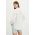Medicine camasa femei, culoarea alb, cu guler clasic, relaxed