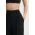 Iceberg pantaloni femei, culoarea negru, drept, high waist