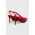 Answear Lab pantofi cu toc culoarea rosu