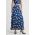 Abercrombie & Fitch fusta culoarea albastru marin, maxi, evazati
