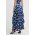 Abercrombie & Fitch fusta culoarea albastru marin, maxi, evazati