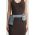 Desigual curea MULTIPOCKET DENIM femei, 24SARD02