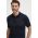 BOSS polo de bumbac culoarea bleumarin, uni, 50511588
