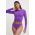 Casall longsleeve de baie Rashguard culoarea violet