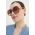 Chloé ochelari de soare femei, culoarea portocaliu, CH0226S