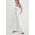 Answear Lab pantaloni femei, culoarea alb, lat, high waist