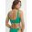 Tommy Jeans sutien de baie culoarea verde, cupa moale, UW0UW05350