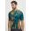 Jack Wolfskin tricou de ciclism Gravex Printed culoarea verde, modelator