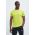 Fila tricou de alergare Rozzano culoarea galben, neted, FAM0630