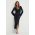 BA&SH rochie de plaja ANETA culoarea albastru marin, 1E24ANET