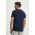 Gant tricou din bumbac barbati, culoarea albastru marin, neted, 2013033