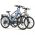 Bicicleta electrica Ulzomo Metro 26 E-bike, 250W, 36V 17Ah, autonomie 100km, viteza maxima 25km/h, Green, 26''