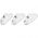 Sosete Nike U Nk Everyday Plus cushioned footie 3PR 144 Futura
