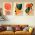 Set 3 tablouri Boho minimalism forme abstracte - Dimensiune multicanvas: 3 tablouri 50x70 cm