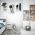 Set 3 tablouri Boho minimalism forme abstracte - Dimensiune multicanvas: 3 tablouri 60x90 cm