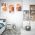Set 3 tablouri Boho minimalism forme abstracte - Dimensiune multicanvas: 3 tablouri 40x60 cm