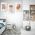 Set 3 tablouri Boho minimalism frunze Monstera - Dimensiune multicanvas: 3 tablouri 50x70 cm
