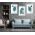 Set 3 tablouri Boho minimalism frunze profil femeie - Dimensiune multicanvas: 3 tablouri 80x120 cm