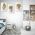 Set 3 tablouri Boho minimalism frunze variate - Dimensiune multicanvas: 3 tablouri 40x60 cm